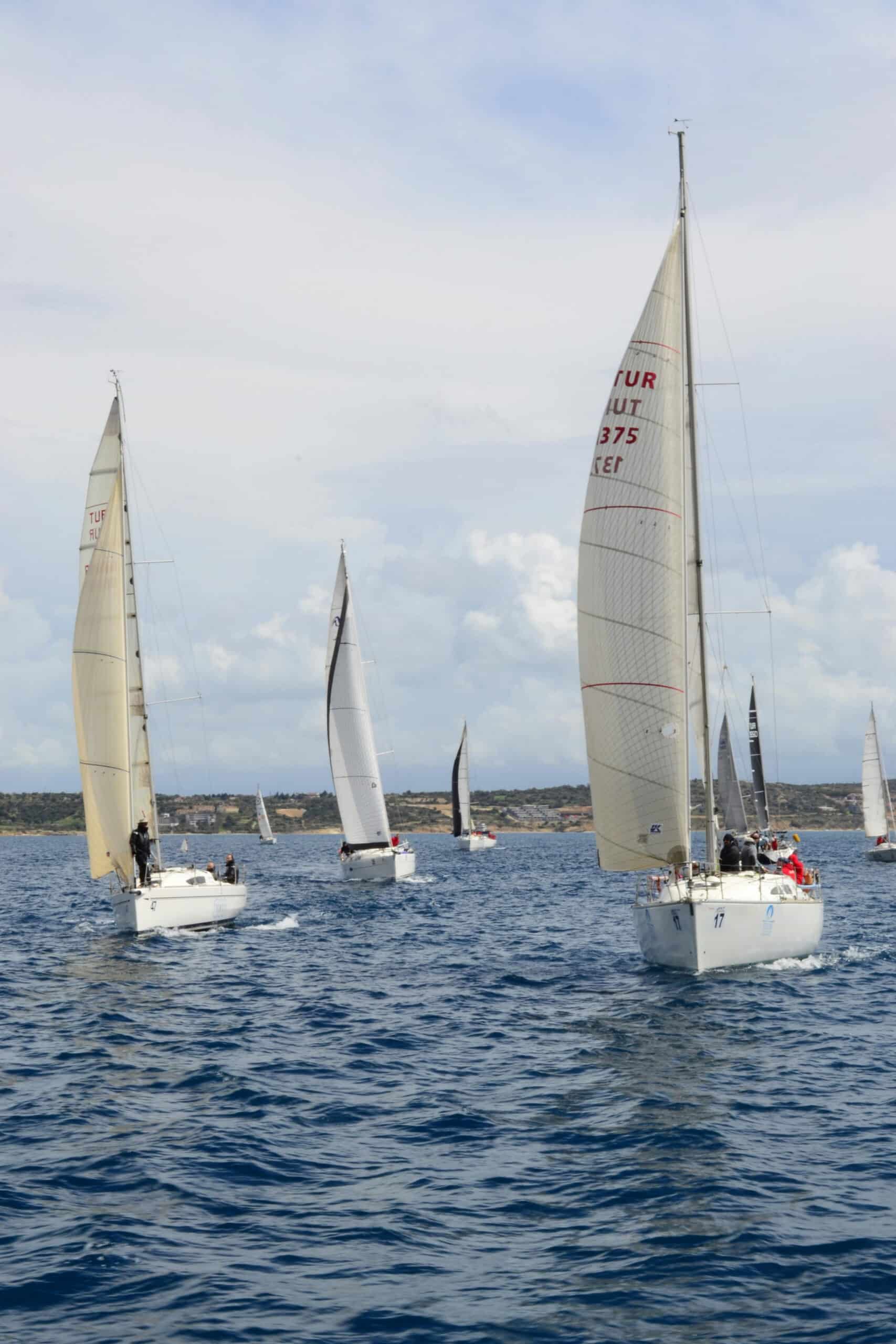 Sailboats cruising in open sea – sailing adventure experience