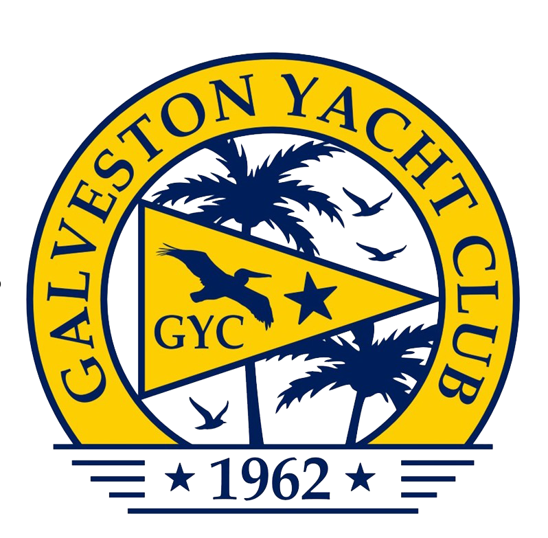 Galveston Yacht Club official logo established 1962